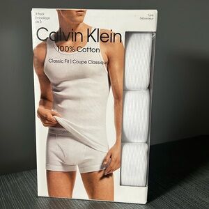 Calvin Klein White Undershirts